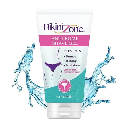 Bikini Zone Anti-Bumps Shave Gel Paraben-Free for Sensitive Bikini Areas - 5 Oz