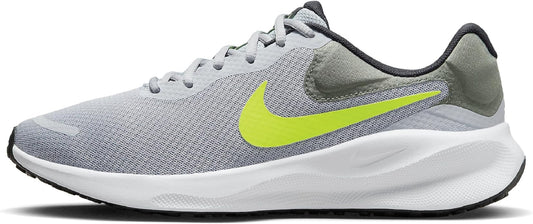 Nike Revolution 7 Size 12 / Wolf Grey Volt Smoke Grey Black