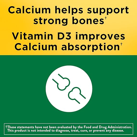 Nature MadeCalcium 600 mg With D3 120 Tablets