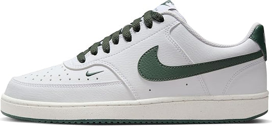 W Nike court Vision Low NN size 7.5 color white/green