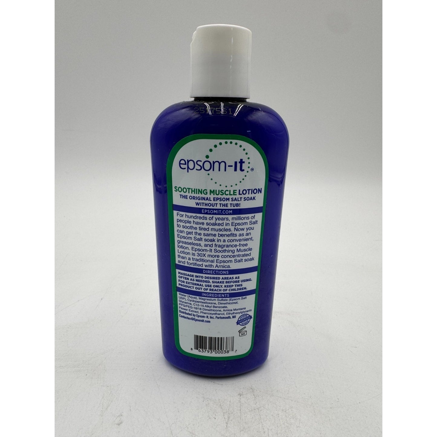 Epsom-It Soothing Muscle Lotion for Muscle Discomfort & Tired Legs 8 fl oz/237ml