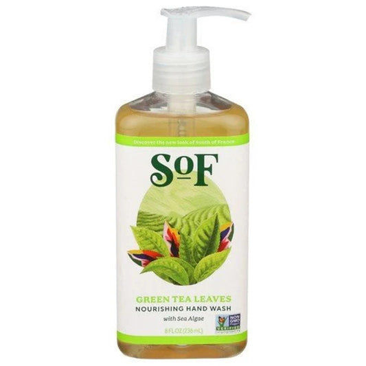 South of France Green Tea Leaves Nourishing Hand Wash with Sea Algae - 8 Fl Oz