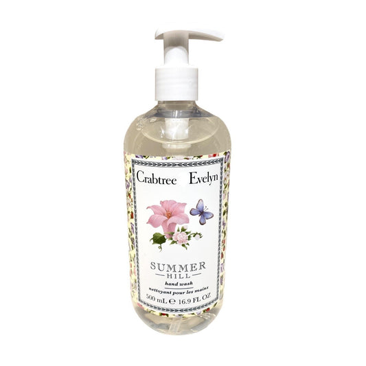 Crabtree & Evelyn Summer Hill Hand Wash Light Floral Scent 16.9 fl oz (500 mL)