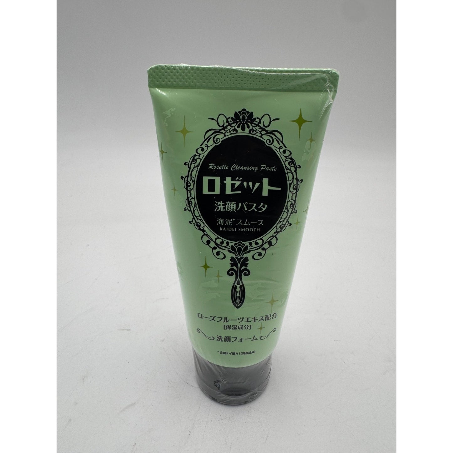 Rosette Cleansing Paste Sea Mud Smooth Foam Face Wash for All Skin Types - 120g