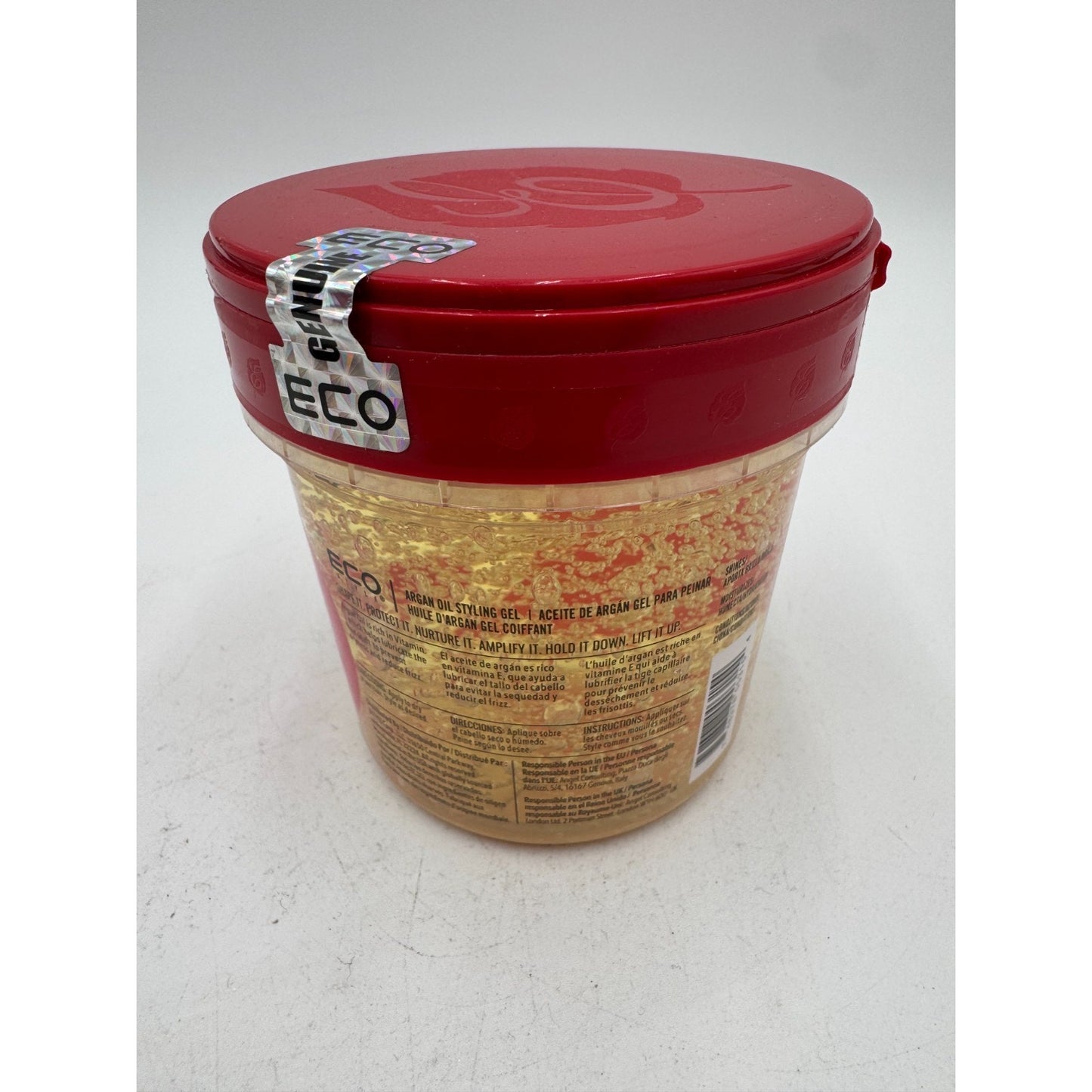 Eco Style Argan Oil Max Hold Professional Styling Gel for All Hair Types- 16 oz