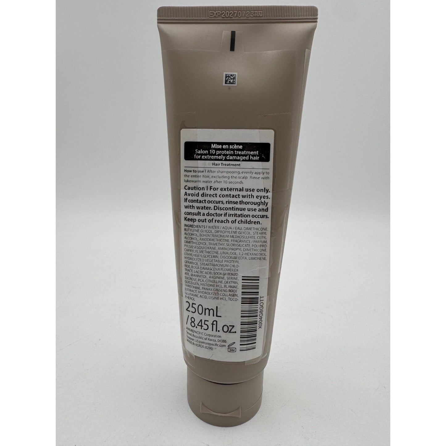 Mise en Scène Salon 10 Protein Treatment 8.45oz for Extremely Damaged Hair