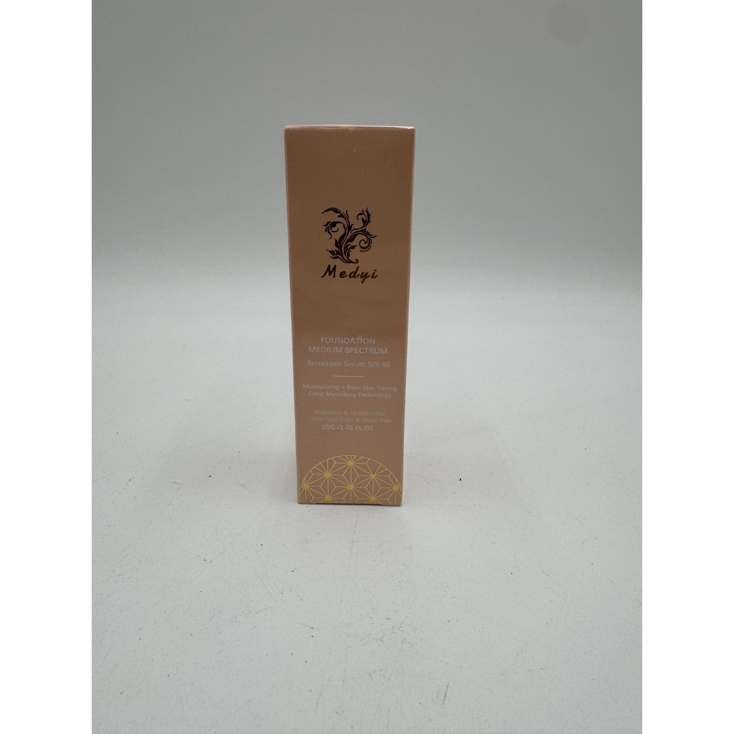 Medyi Foundation Medium Spectrum Moisturizing Sunscreen Serum SPF 50 1.05 Fl Oz