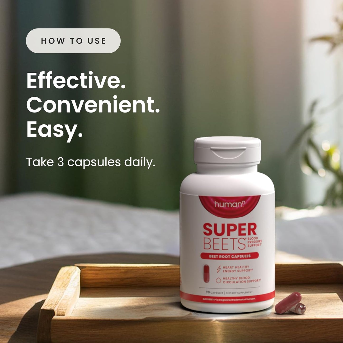 Super Beets Blood Pressure Support  90 capsules