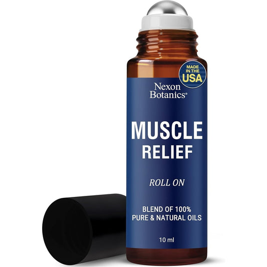 Nexon Botanics Muscle Ease Essential Oil Roll-On Pure & Natural Oil Blend (10ml)