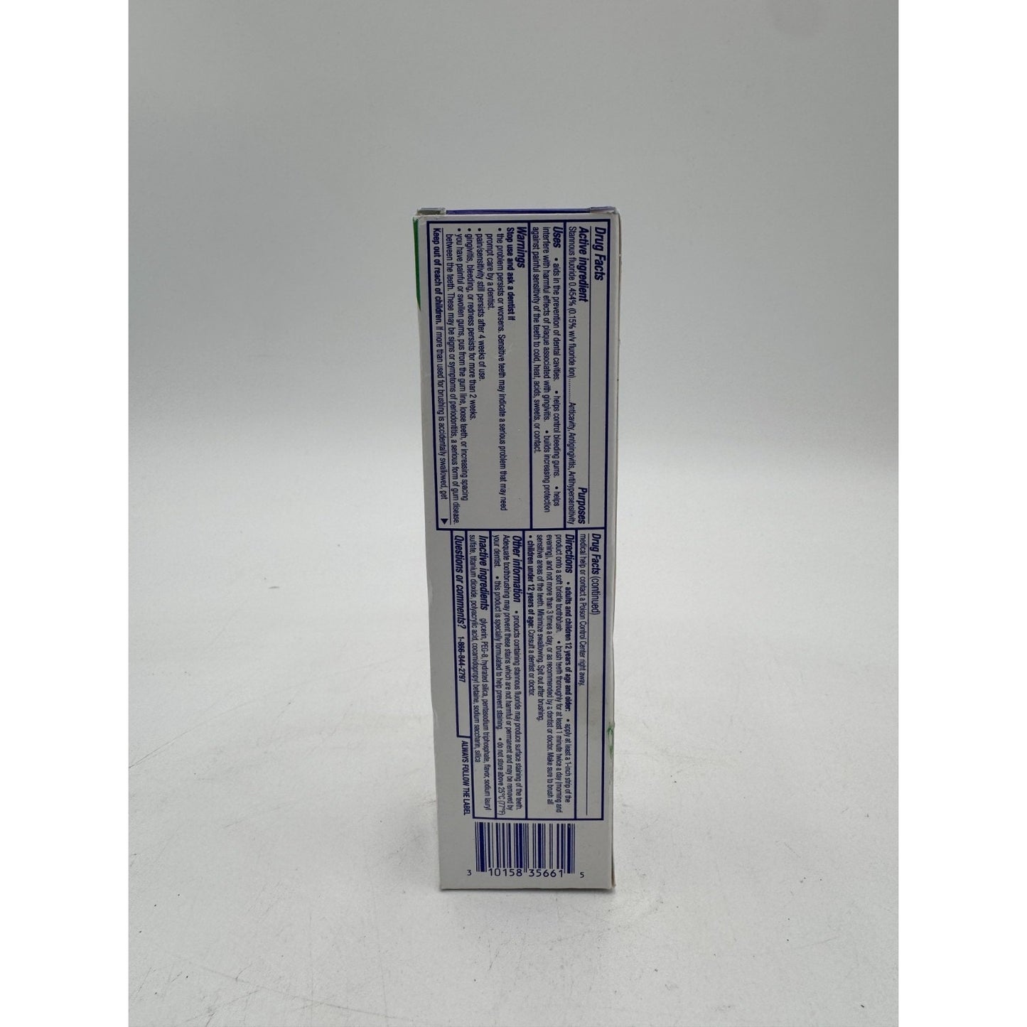 Sensodyne Sensitivity Gum & Enamel Toothpaste Mint 3.4oz Fluoride Anti-Gingiviti