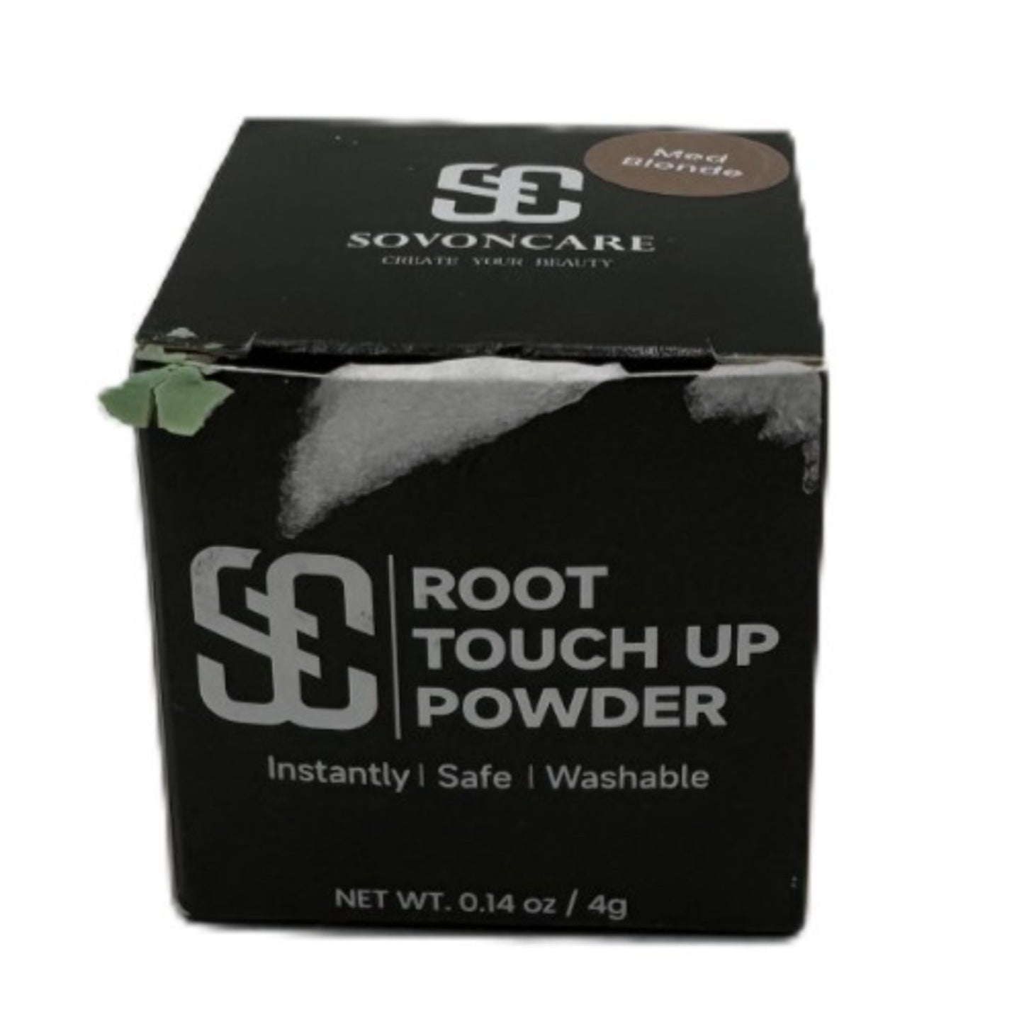 Sovoncare Instantly Root Touch-Up Hairline Powder Washable Medium Blonde 0.14 Oz