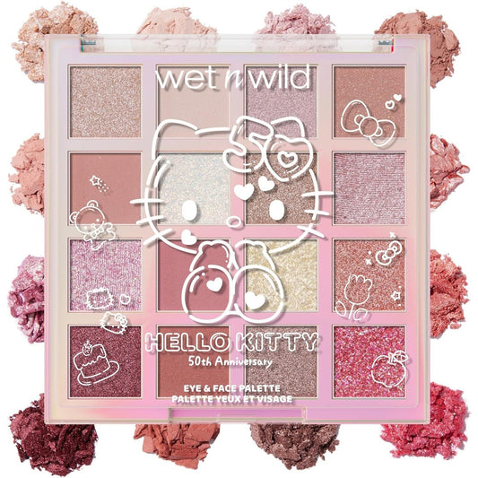 Wet N Wild x Hello Kitty Eye & Face Palette 1116799 Be Kind Cruelty-Free 0.53 Oz