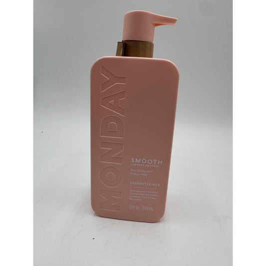 MONDAY Haircare Smooth Conditioner Wheat Protein for Curly & Frizz Hair 27 Fl Oz