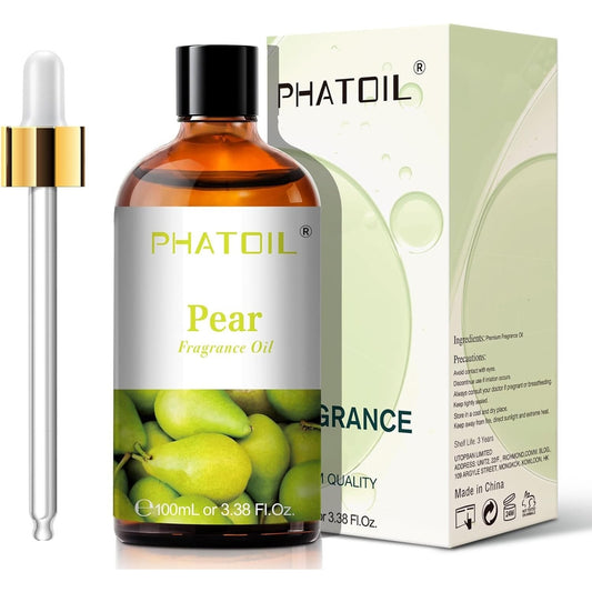 Phatoil Pear Fragrance Oil Long-Lasting for Aromatherapy & Essential Oil 3.38 Oz