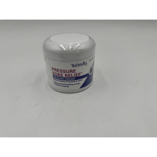 TriDerma Pressure Sore Relief Healing Cream Scrapes & Chafing Non-Greasy 4 Fl Oz