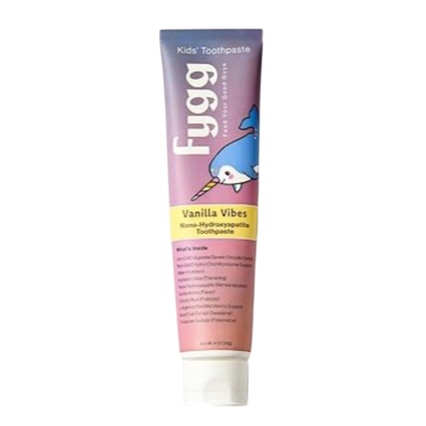 Fygg Vanilla Vibes Nano Hydroxyapatite Kids Toothpaste Fluoride Free - 4Oz