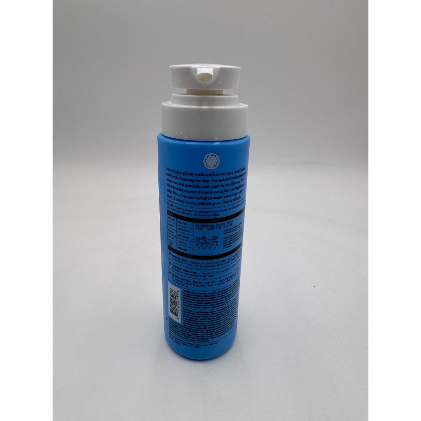 Naturium The Energizer Mandelic Acid Body Wash Deeply Cleanses Body Odor 16.9 oz