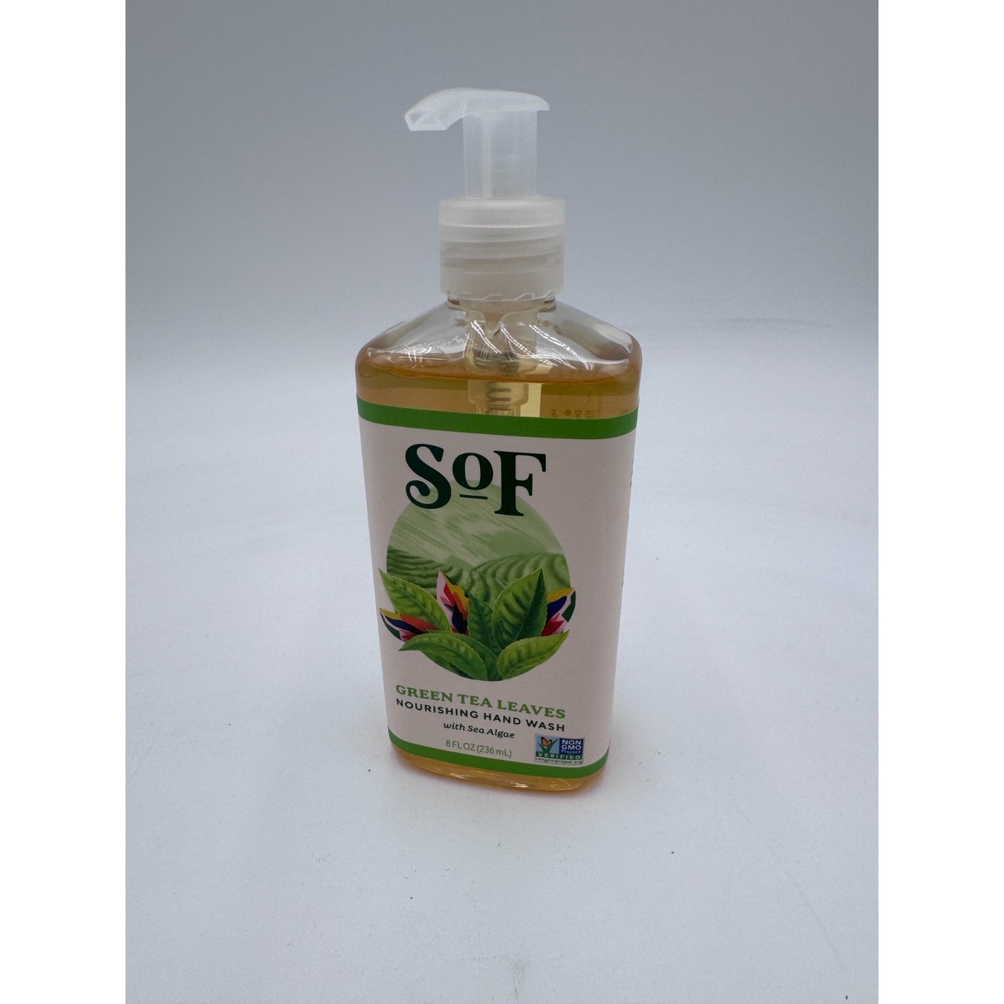 South of France Green Green Tea Leaves Nourishing Hand Wash with Sea Algae 8 oz