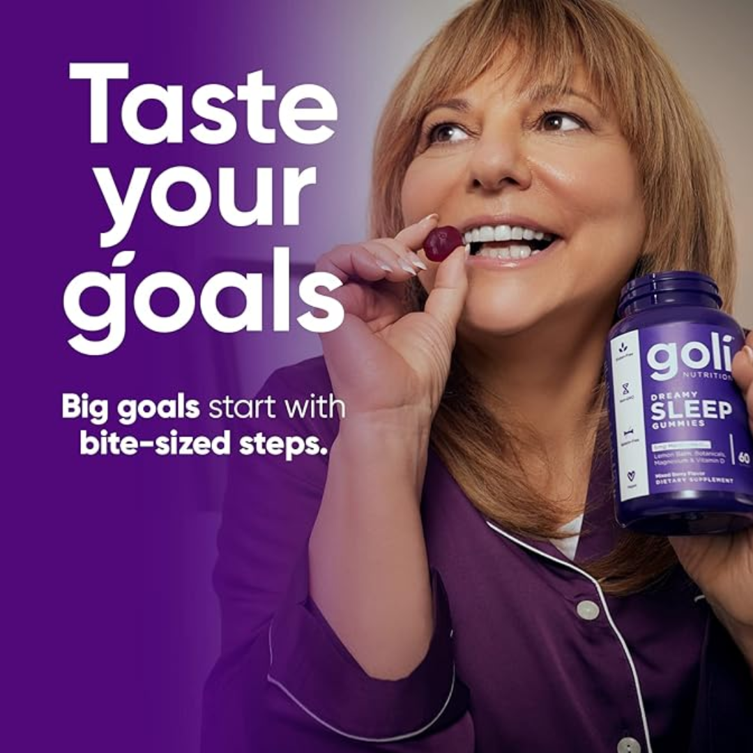 Goli Nutrition Dreamy Sleep Gummies 5mg Melatonin 60 Gummies