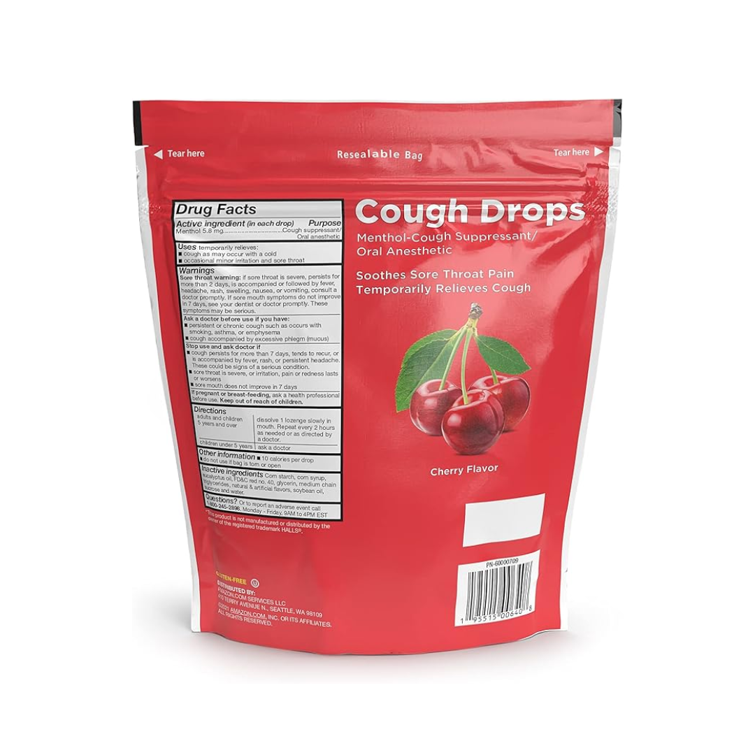 Amazon Cough Drops – Menthol | Cough Suppressant & Oral Anesthetic