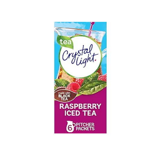 Crystal Light Raspberry Ice Tea Drink Mix – 6 Pitcher Packets