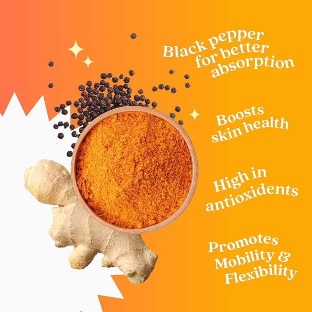 Belive Turmeric Ginger with Black Pepper – 60 Gummies