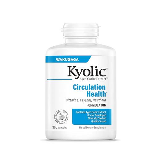 Wakunaga Kyolic Cholesterol & Circulation Health with Omega-3 – 90 Softgels