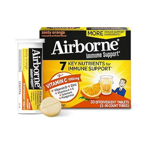 Airborne Immune Support – 30 Tablets | 7 Key Nutrients