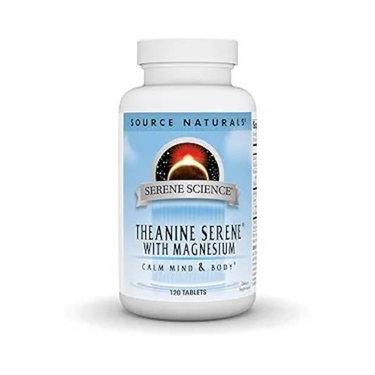Source Naturals Serene Science Theanine Serene with Magnesium – 120 Tablets