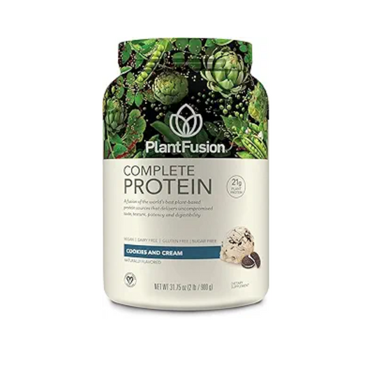 PlantFusion Complete Protein Cookies and Cream Naturally Flavored (2lb)