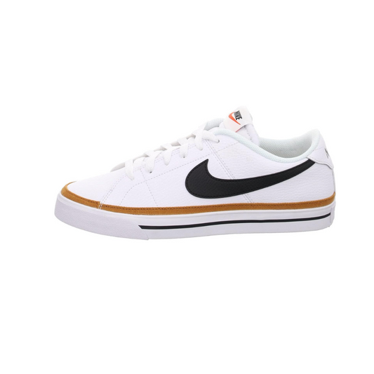 Women’s Nike Court Legacy NN – Size 9 | Color: White/Anthracite-Gum Yellow
