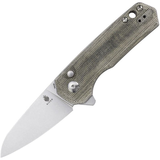 Kizer Lieb M Linerlock Micarta-KIV3541C1