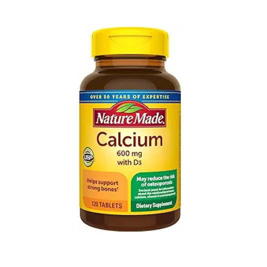 Nature MadeCalcium 600 Mg With D3 120 Tablets