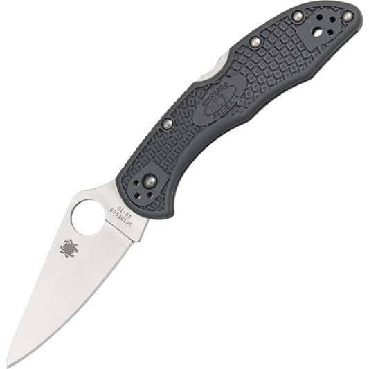 Spyderco Delica Lockback Gray-SC11FPGY