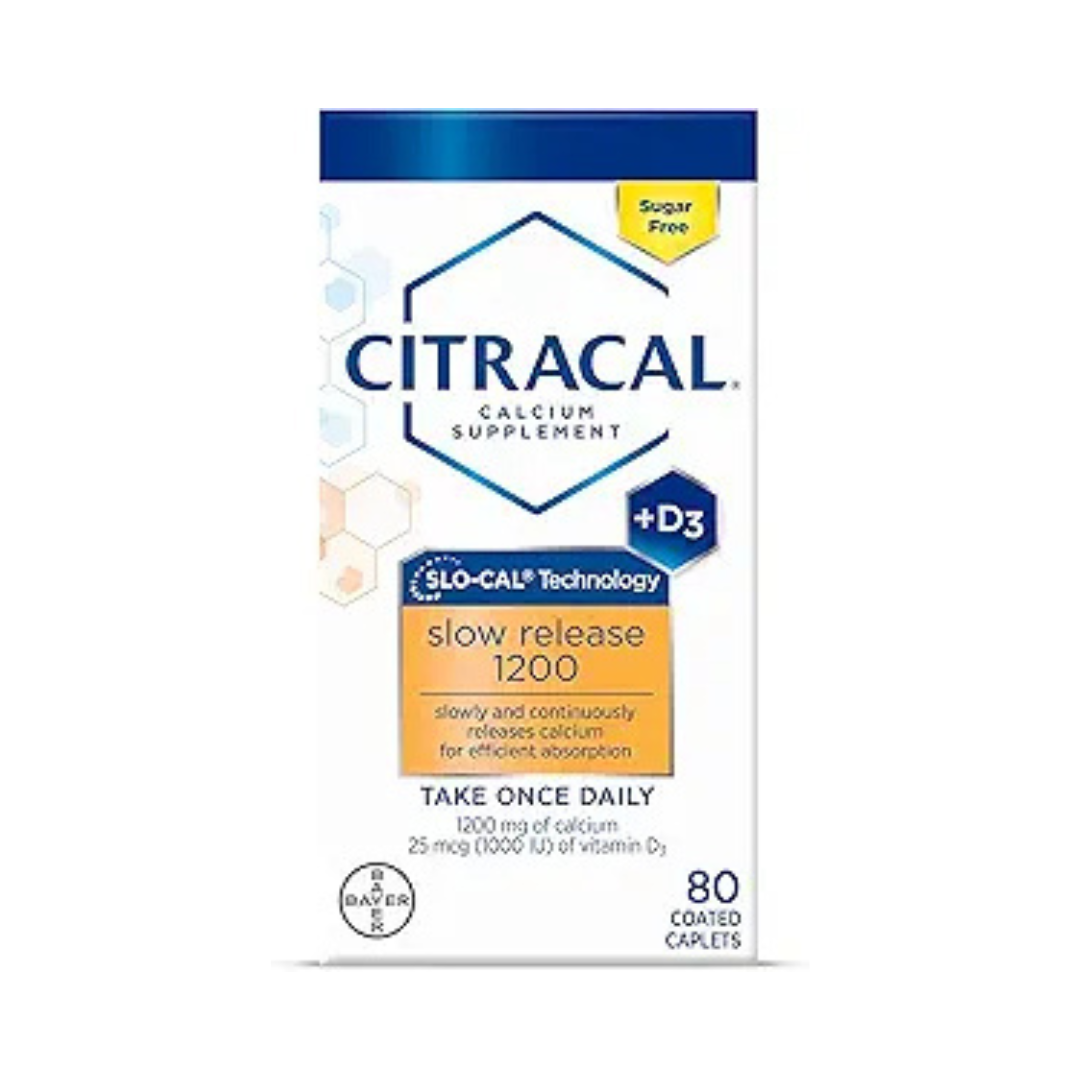 Citracal Calcium Supplement Sugar Free 80 Caplets