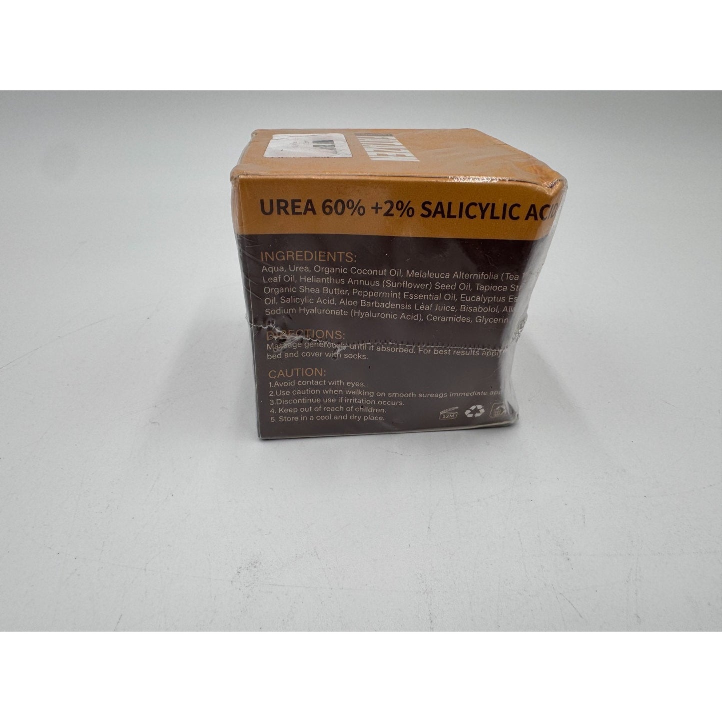 Fatazen 60% Urea Foot Cream with 2% Salicylic Acid for Dry Cracked Heels 5.29 Oz