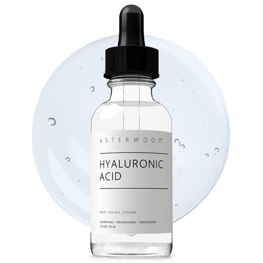 Asterwood Hyaluronic Acid Anti-Aging Serum Hydrating Face Plumping 1 fl oz 29ml