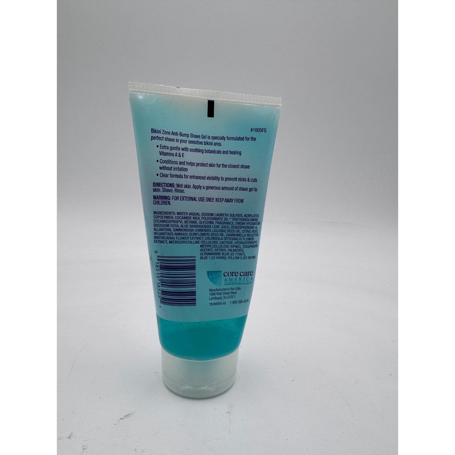 Bikini Zone Anti-Bump Shave Gel 5oz Prevents Bumps & Irritation Sensitive Areas
