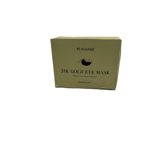 Peauamie 24K Gold Eye Masks Reduce Puffiness for All Skin Types 6g (30 Pairs)