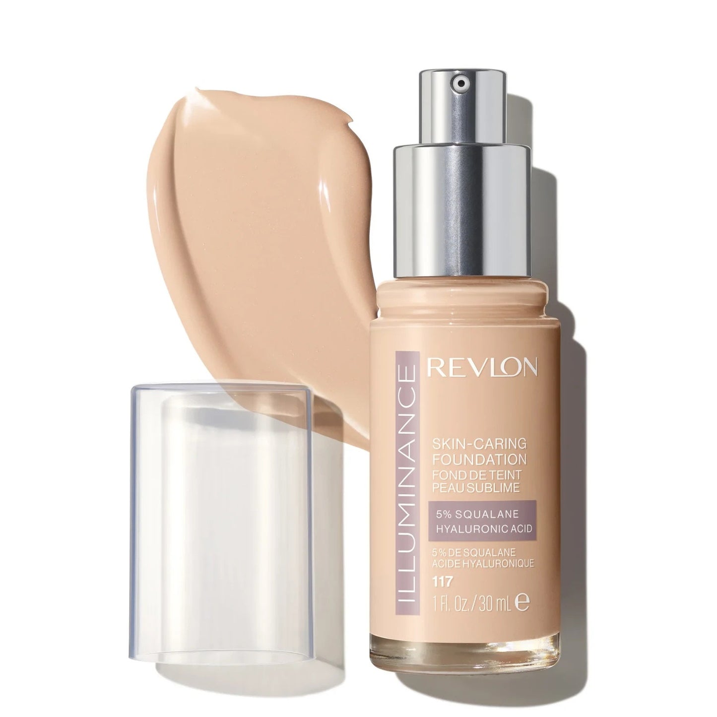 Revlon Illuminance Skin-Caring Foundation 117 Light Beige Hydrating (1 fl oz)
