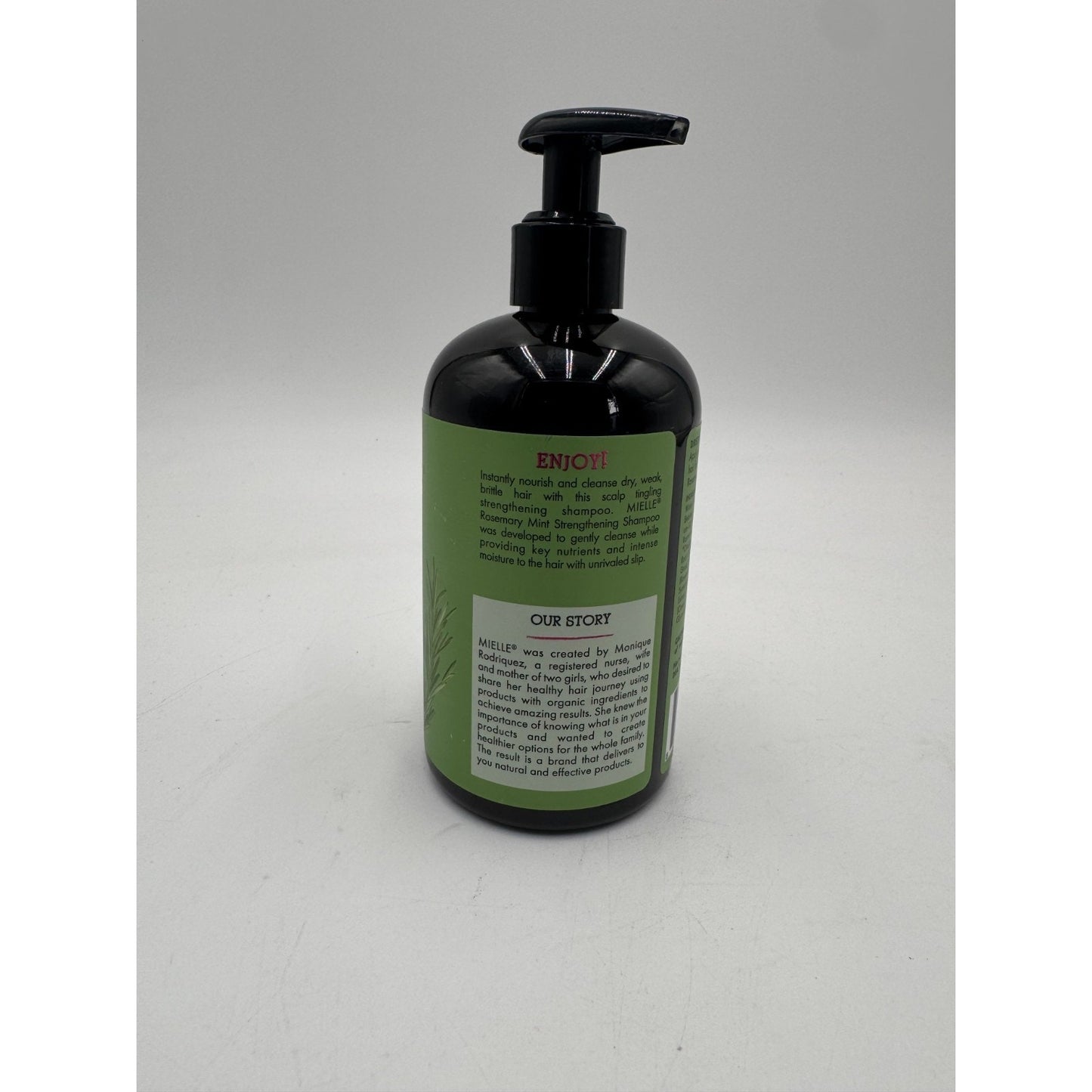 Mielle Organics Rosemary Mint Strengthening Shampoo for All Hair Types 12 Fl Oz