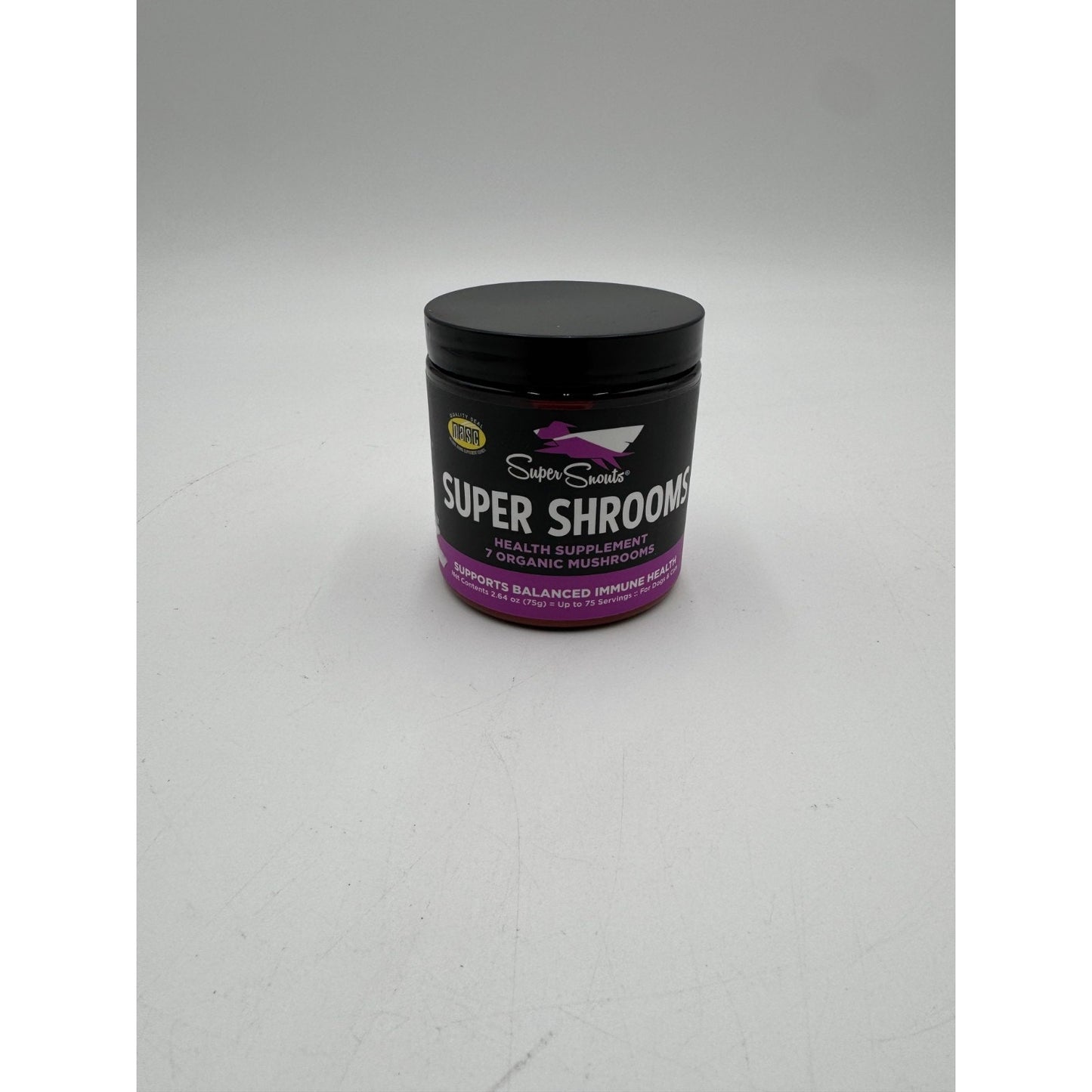 Super Snouts Super Shrooms Mushroom Health Supplement for Dogs & Cats 2.64 Oz