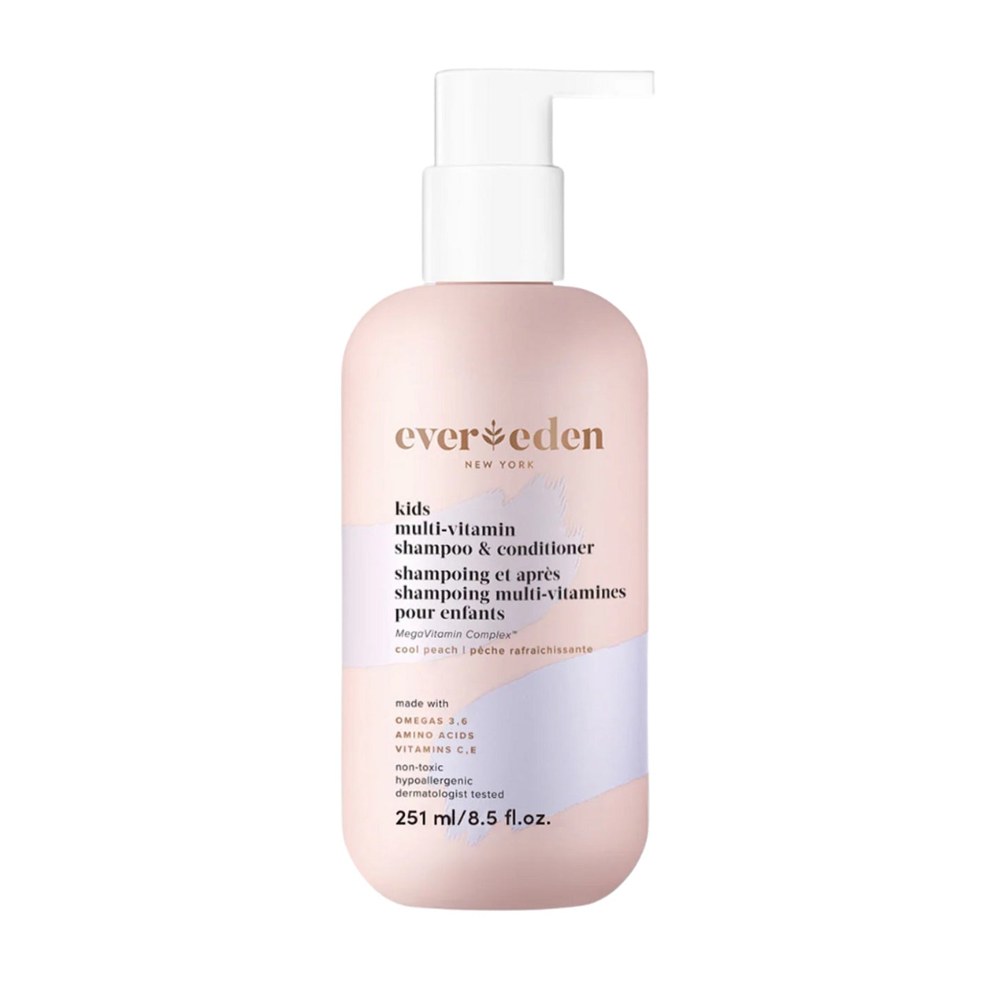 Evereden Kids Multi-Vitamin 2-in-1 Shampoo & Conditioner Cool Peach - 8.5 fl oz
