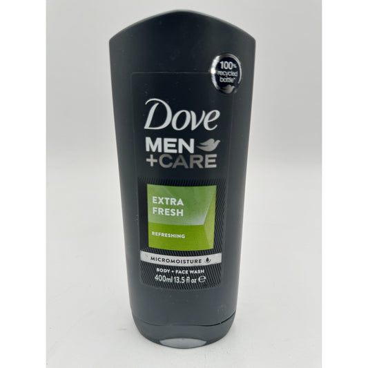 Dove Men+Care Extra Fresh Body and Face Wash MicroMoisture Technology 13.5 FL Oz