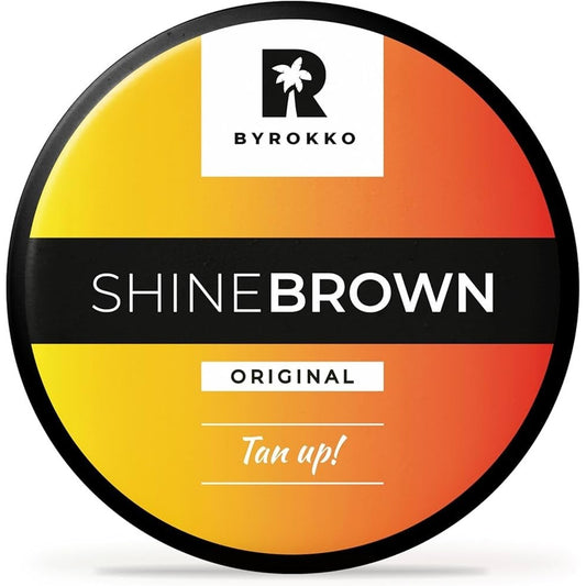 Byrokko Shine Brown Original Tan Boosting Cream 7.1 oz Long-Lasting Hydrating