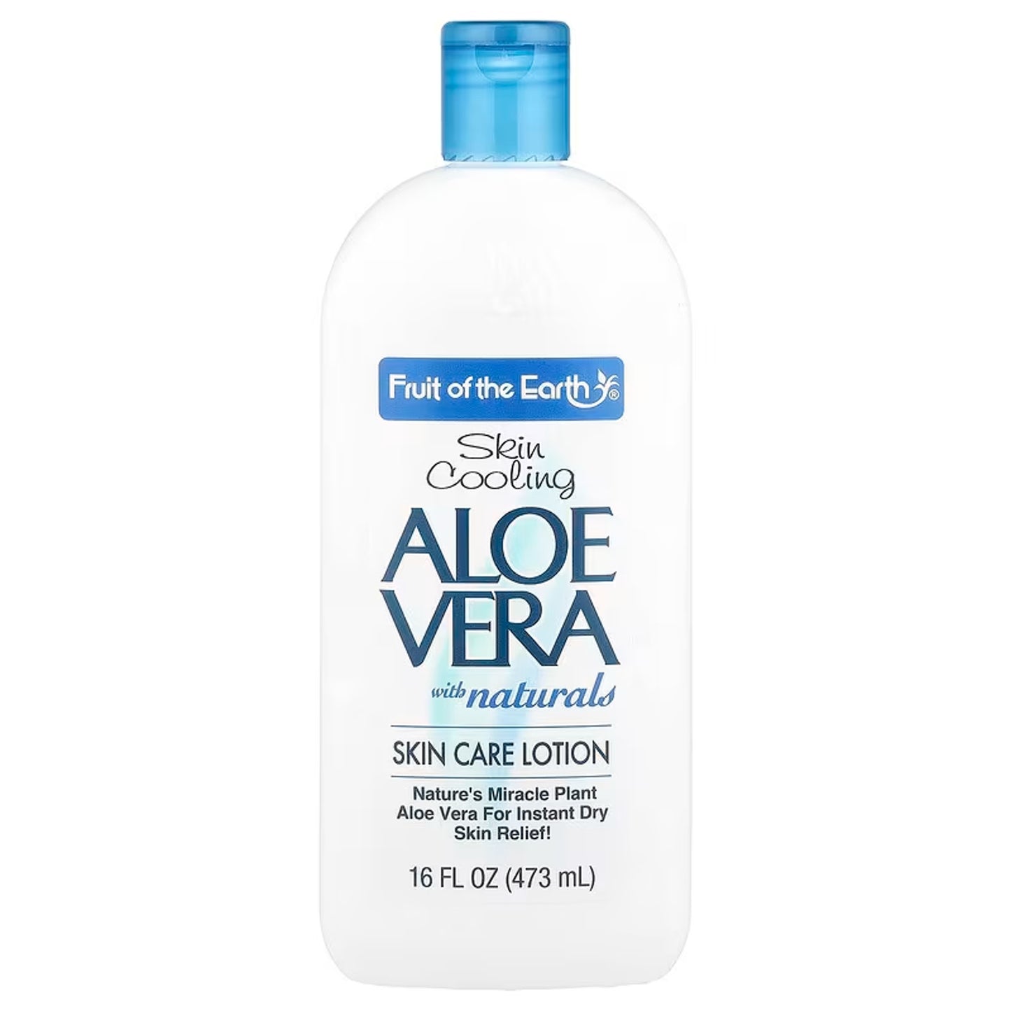 Fruit of the Earth Skin Care Lotion Aloe Vera with Naturals 16 fl oz (473 ml)