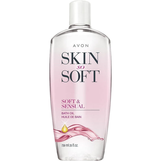 Avon Skin So Soft & Sensual Bath Oil Spicy Floral Scent Deep Hydration 25 Fl Oz
