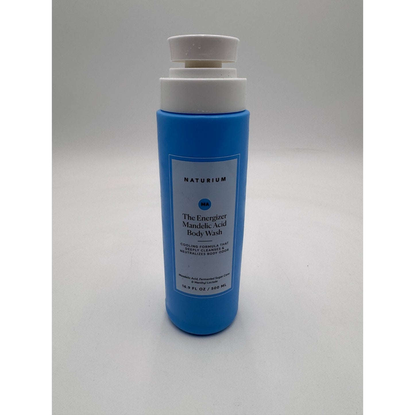 Naturium The Energizer Mandelic Acid Body Wash Deeply Cleanses Body Odor 16.9 oz