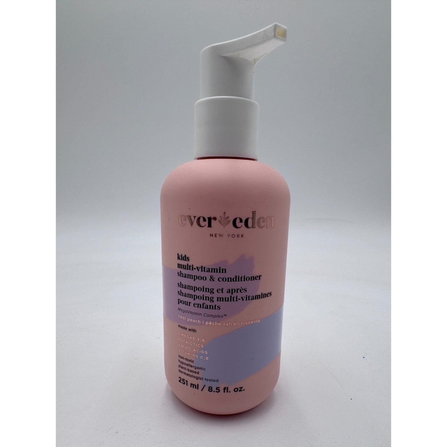 Evereden Kids Multi-Vitamin 2-in-1 Shampoo & Conditioner Cool Peach - 8.5 fl oz