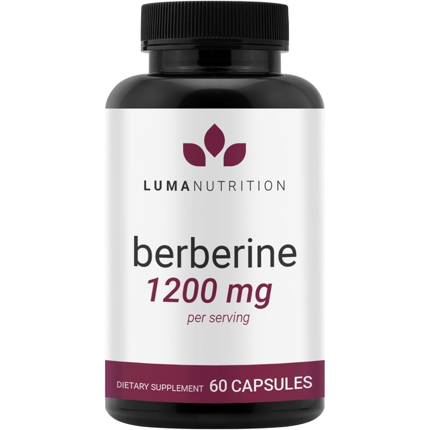 Luma Nutrition Berberine Blood Sugar Support Dietary Supplement - 60 Capsules